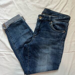 Cropped Denim Jeans